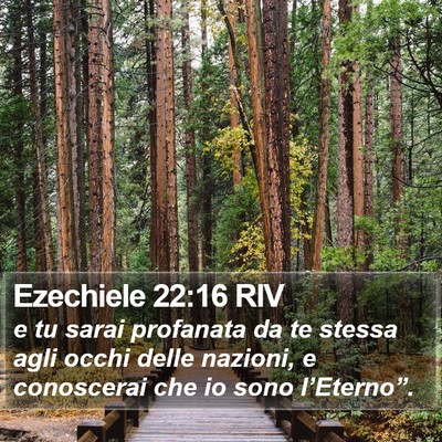 Ezechiele 22:16 RIV Bible Verse Image