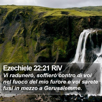 Ezechiele 22:21 RIV Bible Verse Image
