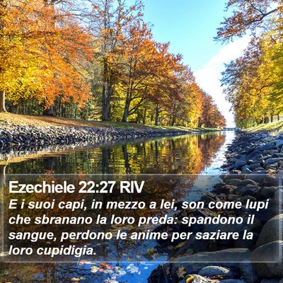 Ezechiele 22:27 RIV Bible Verse Image