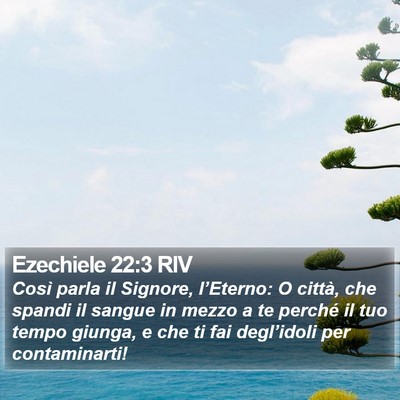 Ezechiele 22:3 RIV Bible Verse Image