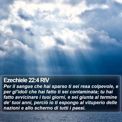 Ezechiele 22:4 RIV Bible Verse Image