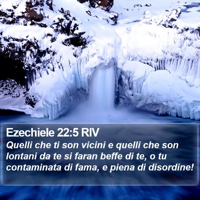 Ezechiele 22:5 RIV Bible Verse Image