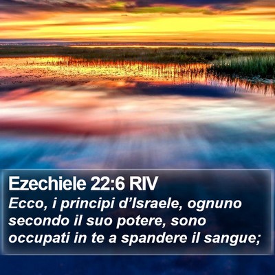 Ezechiele 22:6 RIV Bible Verse Image