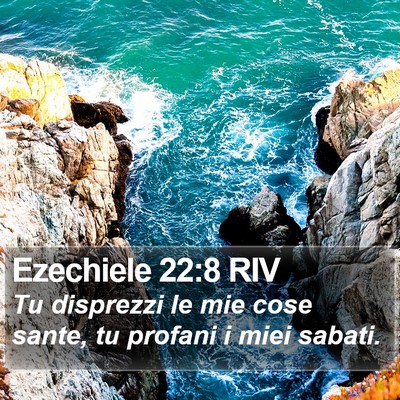Ezechiele 22:8 RIV Bible Verse Image