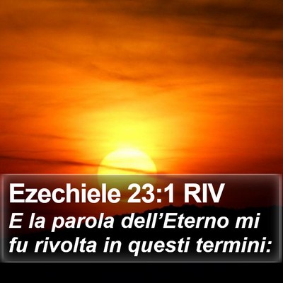 Ezechiele 23:1 RIV Bible Verse Image