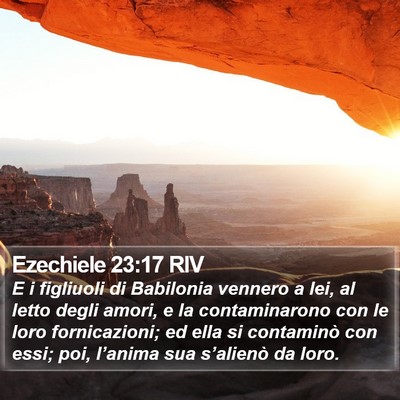 Ezechiele 23:17 RIV Bible Verse Image