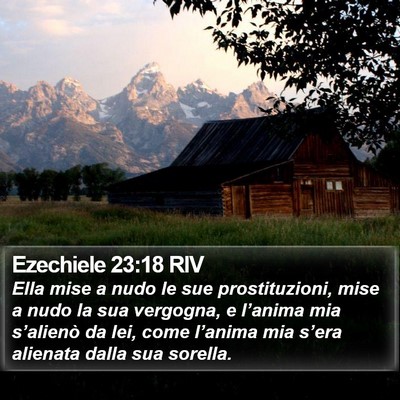 Ezechiele 23:18 RIV Bible Verse Image
