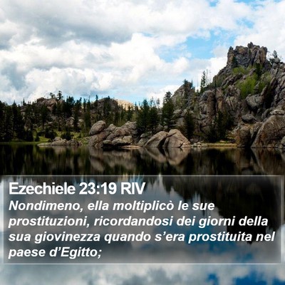 Ezechiele 23:19 RIV Bible Verse Image
