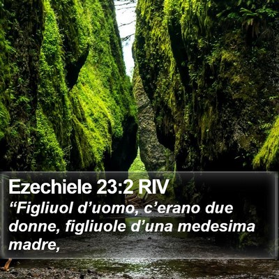 Ezechiele 23:2 RIV Bible Verse Image