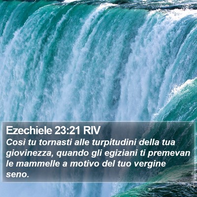 Ezechiele 23:21 RIV Bible Verse Image