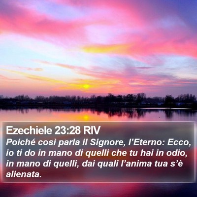 Ezechiele 23:28 RIV Bible Verse Image