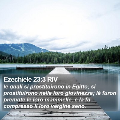 Ezechiele 23:3 RIV Bible Verse Image