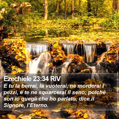 Ezechiele 23:34 RIV Bible Verse Image