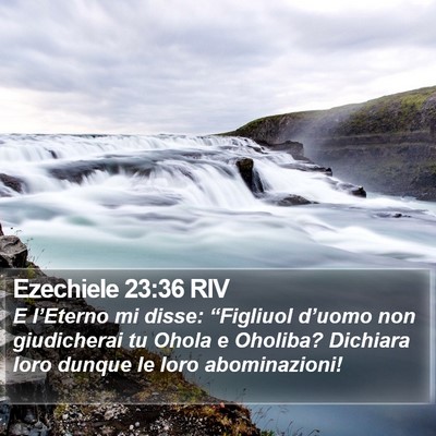Ezechiele 23:36 RIV Bible Verse Image