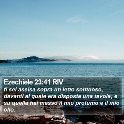 Ezechiele 23:41 RIV Bible Verse Image