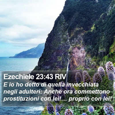 Ezechiele 23:43 RIV Bible Verse Image