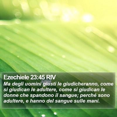 Ezechiele 23:45 RIV Bible Verse Image