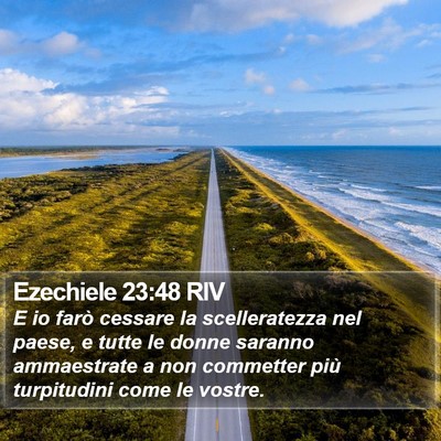 Ezechiele 23:48 RIV Bible Verse Image