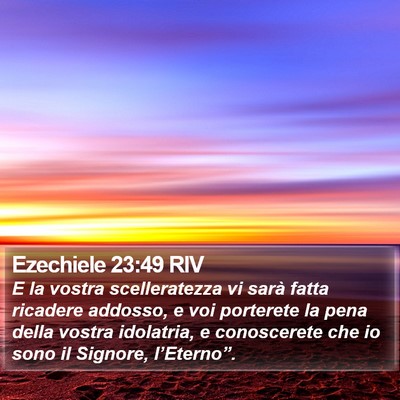 Ezechiele 23:49 RIV Bible Verse Image