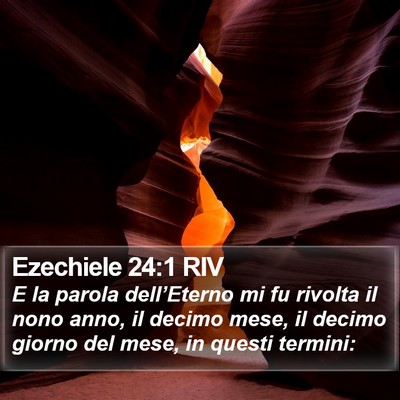 Ezechiele 24:1 RIV Bible Verse Image