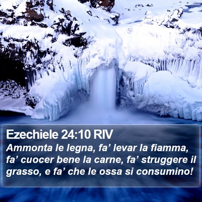 Ezechiele 24:10 RIV Bible Verse Image