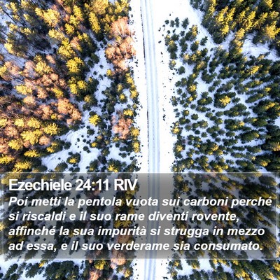Ezechiele 24:11 RIV Bible Verse Image