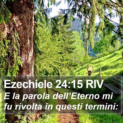 Ezechiele 24:15 RIV Bible Verse Image