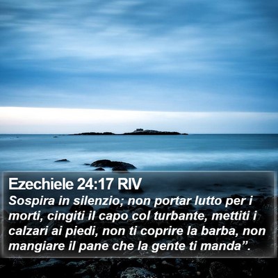 Ezechiele 24:17 RIV Bible Verse Image