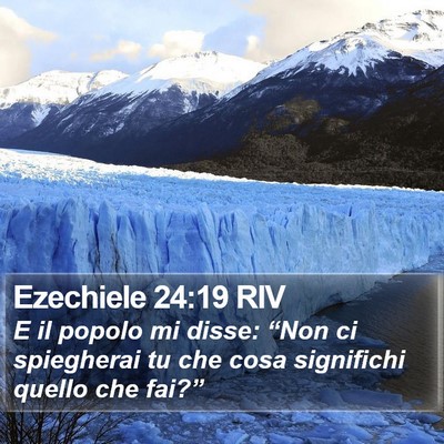 Ezechiele 24:19 RIV Bible Verse Image