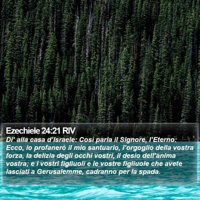 Ezechiele 24:21 RIV Bible Verse Image