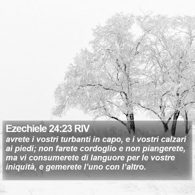 Ezechiele 24:23 RIV Bible Verse Image