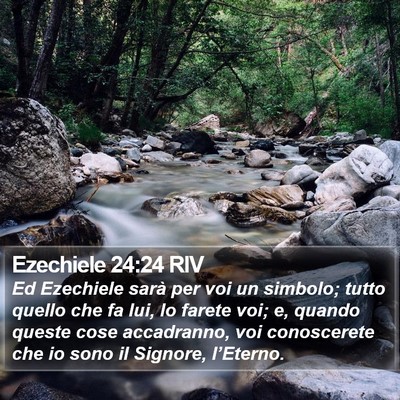 Ezechiele 24:24 RIV Bible Verse Image