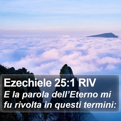 Ezechiele 25:1 RIV Bible Verse Image