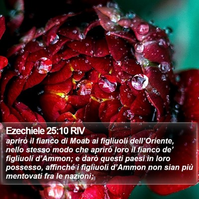 Ezechiele 25:10 RIV Bible Verse Image