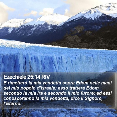 Ezechiele 25:14 RIV Bible Verse Image