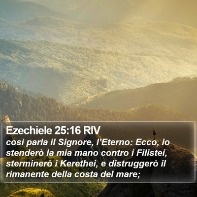 Ezechiele 25:16 RIV Bible Verse Image