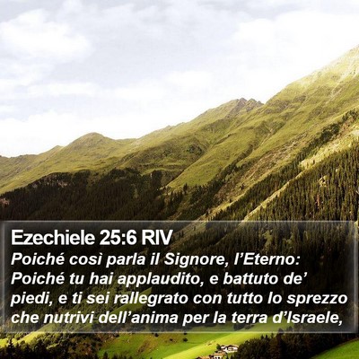 Ezechiele 25:6 RIV Bible Verse Image