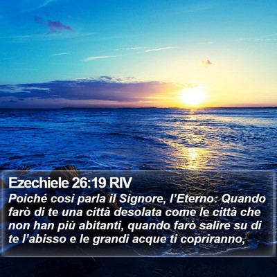 Ezechiele 26:19 RIV Bible Verse Image