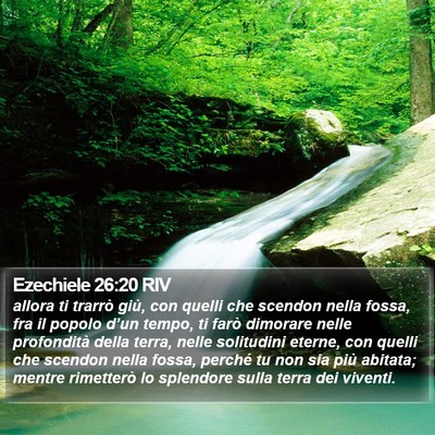 Ezechiele 26:20 RIV Bible Verse Image
