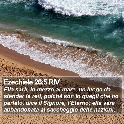 Ezechiele 26:5 RIV Bible Verse Image