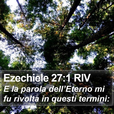 Ezechiele 27:1 RIV Bible Verse Image