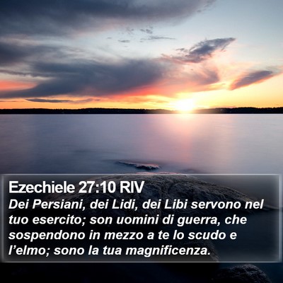 Ezechiele 27:10 RIV Bible Verse Image