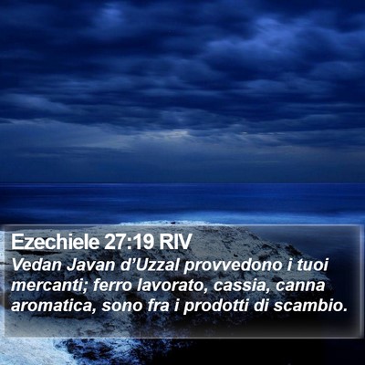 Ezechiele 27:19 RIV Bible Verse Image