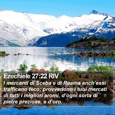 Ezechiele 27:22 RIV Bible Verse Image