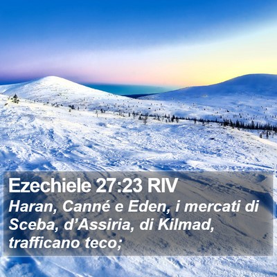 Ezechiele 27:23 RIV Bible Verse Image