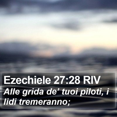 Ezechiele 27:28 RIV Bible Verse Image