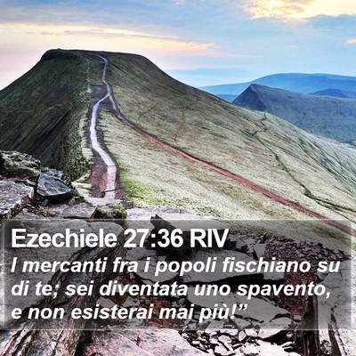 Ezechiele 27:36 RIV Bible Verse Image