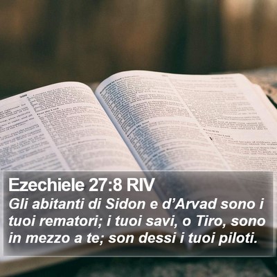 Ezechiele 27:8 RIV Bible Verse Image