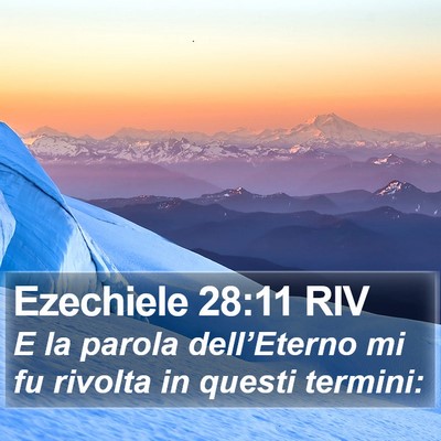 Ezechiele 28:11 RIV Bible Verse Image