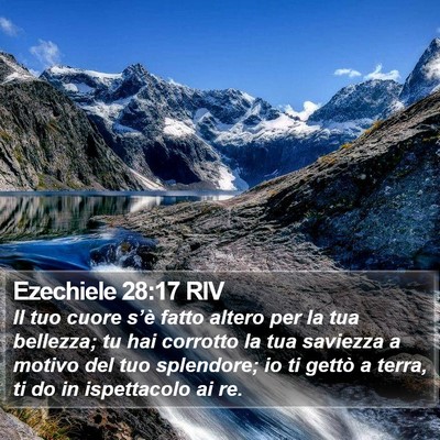 Ezechiele 28:17 RIV Bible Verse Image